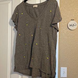 Anthropologie T.La lemon shirt